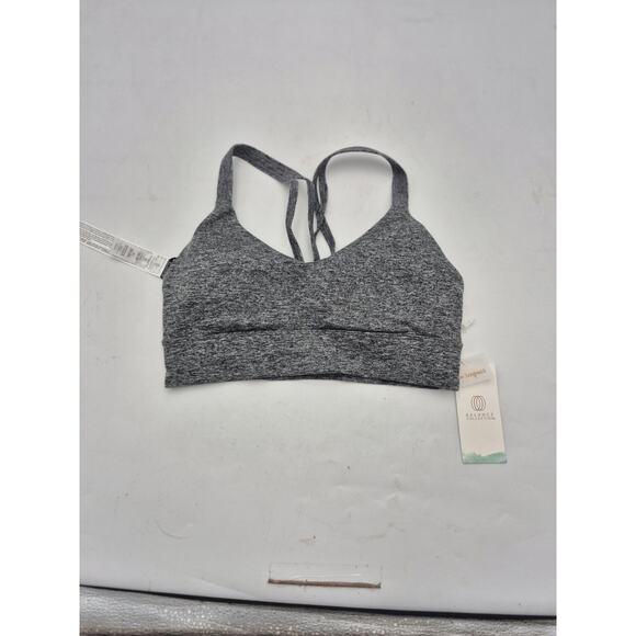 Balance Collection Women's Size Small Strappy Sports Bra Gray NWT - Picture 1 of 7